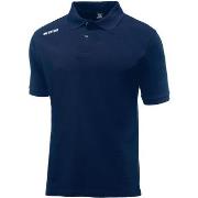 T-shirt enfant Errea Polo Team Colour 2012 Jr Mc Blu