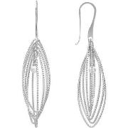 Boucles oreilles Orusbijoux Boucles D'oreilles Argent Rhodié Spirales ...