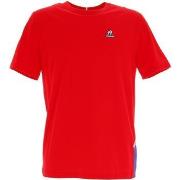 T-shirt Le Coq Sportif Tri tee ss n1 m rouge electro