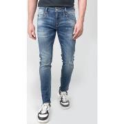Jeans Le Temps des Cerises Picpus power skinny 7/8ème jeans destroy bl...