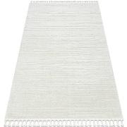 Tapis Rugsx Tapis SEVILLA AC53B rayures blanc Franges berbère 240x330 ...