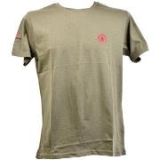 T-shirt Ted Lapidus CASSIEN Col Rond Kaki