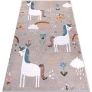 Tapis Rugsx Tapis FUN Sweety pour enfants, licorne, arc 160x220 cm