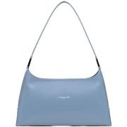 Sac a main LANCASTER Sac porte epaule en cuir Ref 60710 Bleu