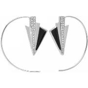 Boucles oreilles Sc Crystal B4011-ARGENT