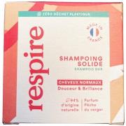 Shampooings Respire Shampoing Solide Pêche du Verger 75g - Cheveux Nor...