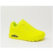 Baskets Skechers BASKET UNO NIGHT SHADES JAUNE