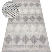 Tapis Rugsx Tapis NANO EO61A Diamants, bouclé, tissé plat 140x190 cm