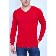 Pull Kebello Pull manches longues col V Rouge H