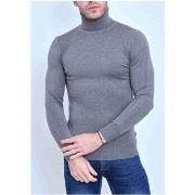 Pull Kebello Pull col roulé Gris H