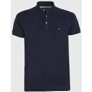 T-shirt Tommy Hilfiger Polo ajusté marine en coton bio