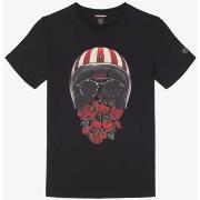 T-shirt Le Temps des Cerises T-shirt mura noir imprimé