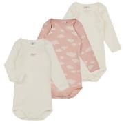 Pyjamas / Chemises de nuit Petit Bateau BODY US ML CLOUDY PACK X3