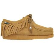 Chaussures bateau Sebago Baskets Koala Fringes Femme Beige Camel