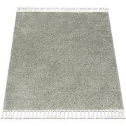 Tapis Rugsx Tapis BERBER carré 9000 vert Franges berbère 160x160 cm