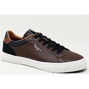 Baskets Pepe jeans BASKET KENTON COURT MARRON