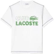 T-shirt Lacoste T shirt col rond Ref 59966 001 Blanc