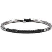 Bracelets Sixtystones Bracelet Acier Perles Heishi 4mm Jaspe -Large-20...