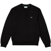 Sweat-shirt Lacoste Organic Brushed Cotton Sweatshirt - Noir