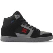 Chaussures de Skate DC Shoes MANTECA 4 HI black grey red