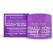 Soins ciblés Biovène Hyaluronic Night Glow Hydration Night Cream Moist...