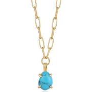 Collier Ania Haie Collier Making Waves doré turquoise