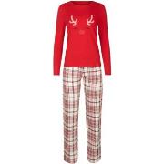 Pyjamas / Chemises de nuit Lisca Pyjama pantalon top manches longues H...