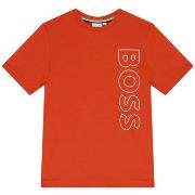 T-shirt enfant BOSS Tee shirt junior orange J25066/388