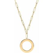 Collier Orusbijoux Collier Chaine Argent Doré Rond élodie