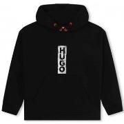 Sweat-shirt enfant BOSS sweat junior noir G25156/09B - 10 ANS