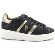 Chaussures U.S Polo Assn. U.S. POLO Sneaker Leather Black Gold CARDI00...
