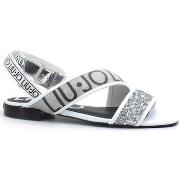 Chaussures Liu Jo Astra 12 Sandalo Listini Glitter Logo Silver SA1027T...