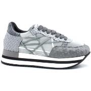 Chaussures L4k3 LAKE Mr. Big Cross R Sneaker Silver C05-CRO