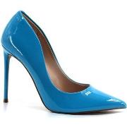 Chaussures Steve Madden Décolleté Tacco Polished Blu Bright Acqua VALA...