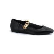 Chaussures Steve Madden Queenie Ballerina Punta Catena Black QUEE03S1