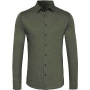 Chemise Desoto Chemise Moderne Kent Sans Repassage Vert Foncé