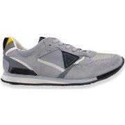 Chaussures Guess Sneaker Uomo Running Suede Nylon Light Grey FM6TREFAM...