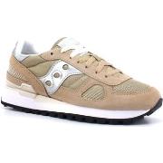 Chaussures Saucony Shadow Original Sneaker Donna Tan Silver S1108-809