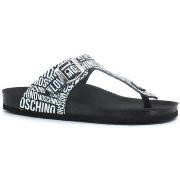 Chaussures Love Moschino Ciabatta Infradito Nero Bianco JA28133G1EIJ00...