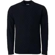 Sweat-shirt No Excess Pull Jacquard Knitted Noir