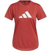 T-shirt adidas - Tee-shirt manches courtes - brique