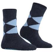 Chaussettes Burlington Chaussons chaussettes antidérapantes Cosy Argyl...