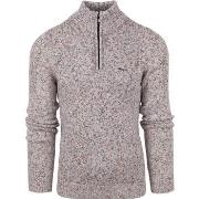 Sweat-shirt New Zealand Auckland NZA Half Zip Sweater Ruapani Grey