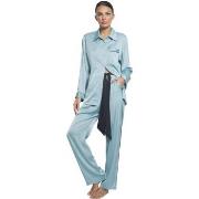 Pyjamas / Chemises de nuit Selmark Pyjama pantalon chemise manches lon...