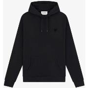 Sweat-shirt Lyle &amp; Scott ML416TON TONAL PULLOVER HOODIE-Z86. BLACK