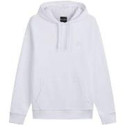 Sweat-shirt Lyle &amp; Scott ML416TON TONAL PULLOVER HOODIE-626 WHITE