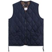 Gilet Taion Gilet Military Zip V Dark Navy