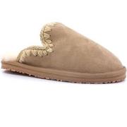 Chaussures Mou Suede Eskimo Ciabatta Pelo Donna Camel Beige MU.FW16100...