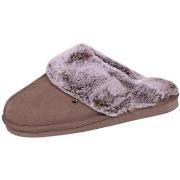 Chaussons Isotoner Chaussons mules Ref 51258 Taupe