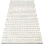 Tapis Rugsx Tapis BUBBLE blancs 11 IMITATION DE FOURRURE 60x100 cm